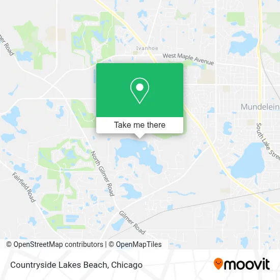 Countryside Lakes Beach map