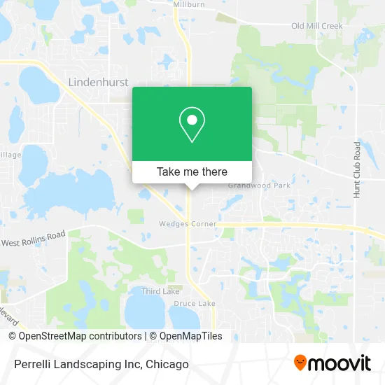 Perrelli Landscaping Inc map