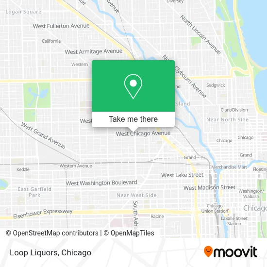 Loop Liquors map