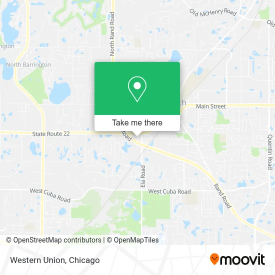 Western Union map