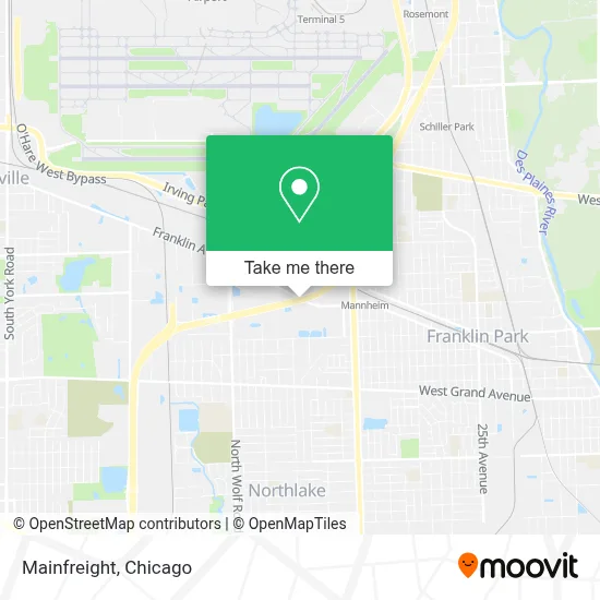 Mainfreight map