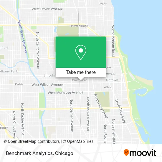 Benchmark Analytics map