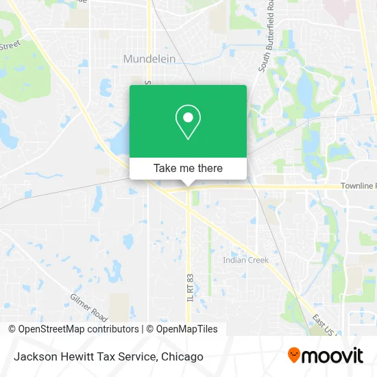 Jackson Hewitt Tax Service map