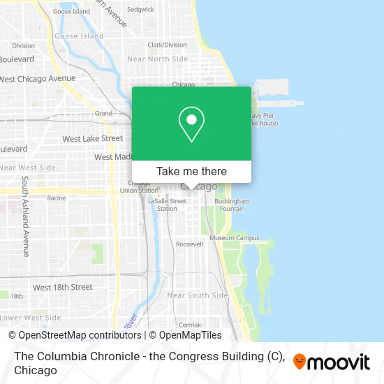 The Columbia Chronicle - the Congress Building map