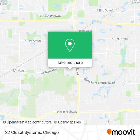 S2 Closet Systems map