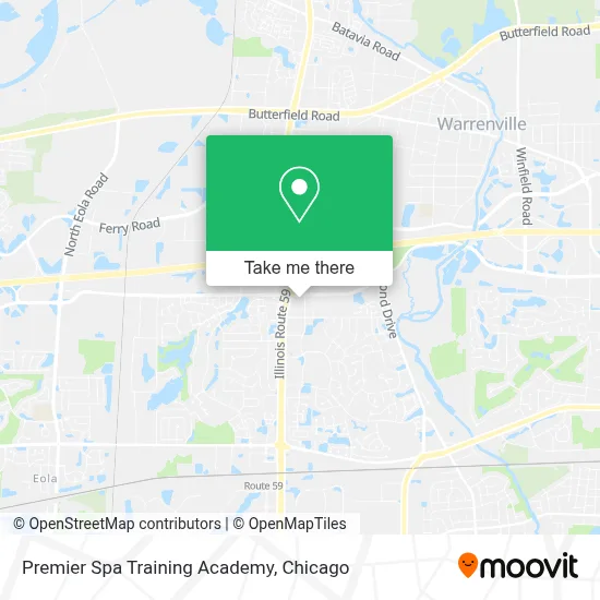 Premier Spa Training Academy map