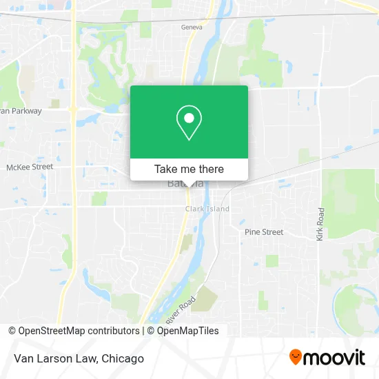 Van Larson Law map