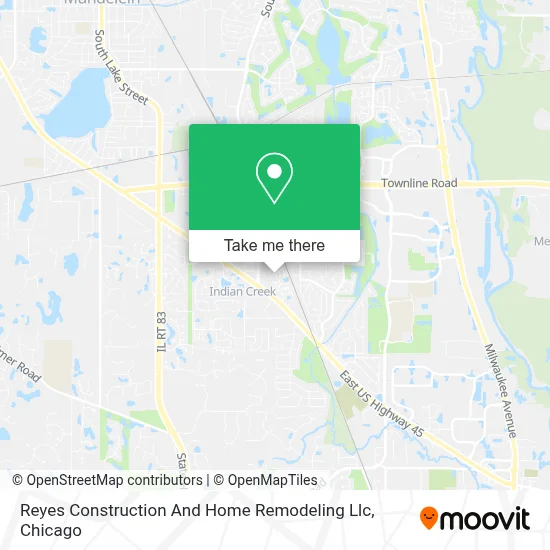 Reyes Construction And Home Remodeling Llc map