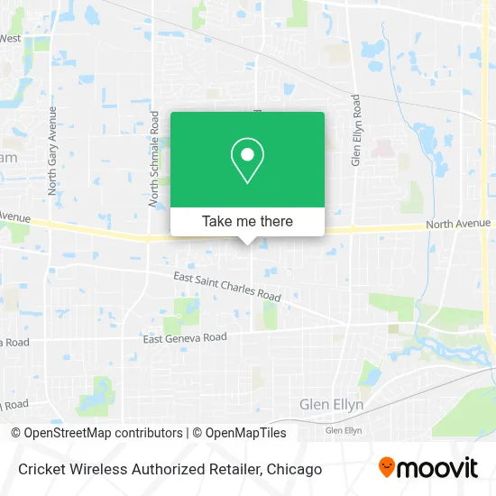 Cricket Wireless Authorized Retailer map