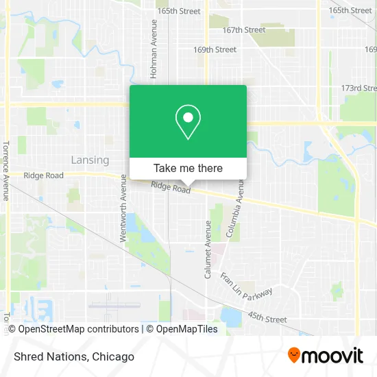 Shred Nations map