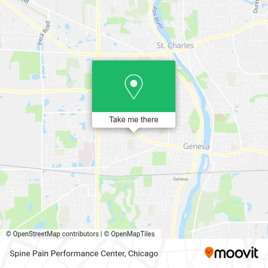 Spine Pain Performance Center map