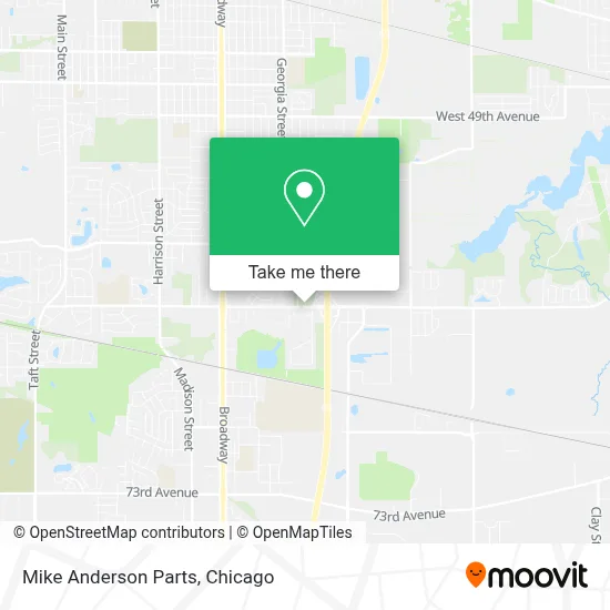 Mike Anderson Parts map