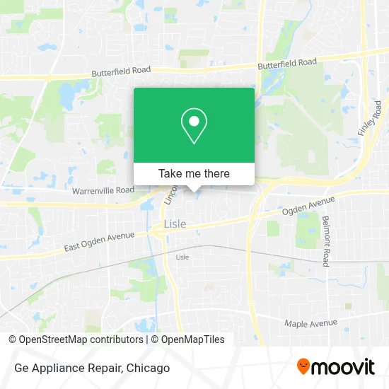 Ge Appliance Repair map