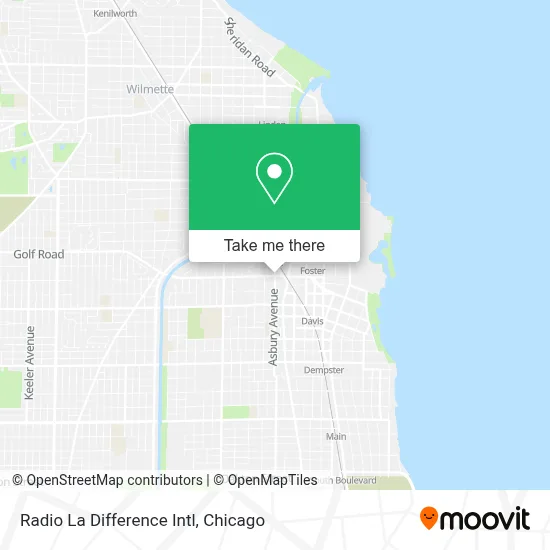 Radio La Difference Intl map