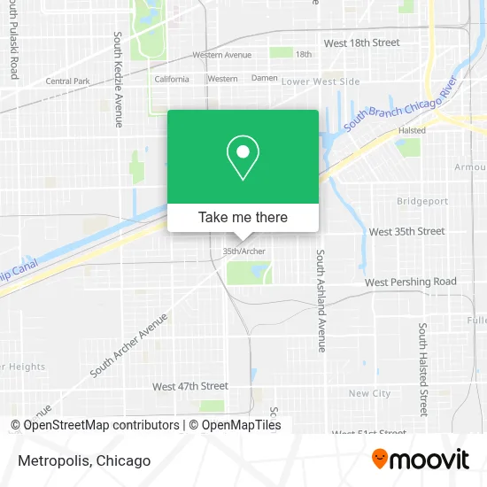 Metropolis map