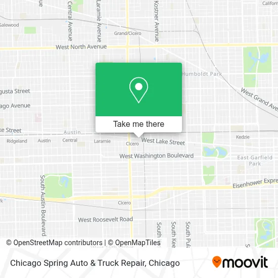 Chicago Spring Auto & Truck Repair map