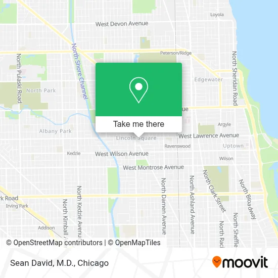 Sean David, M.D. map
