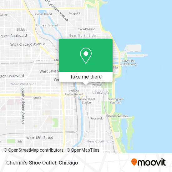 Chernin's Shoe Outlet map