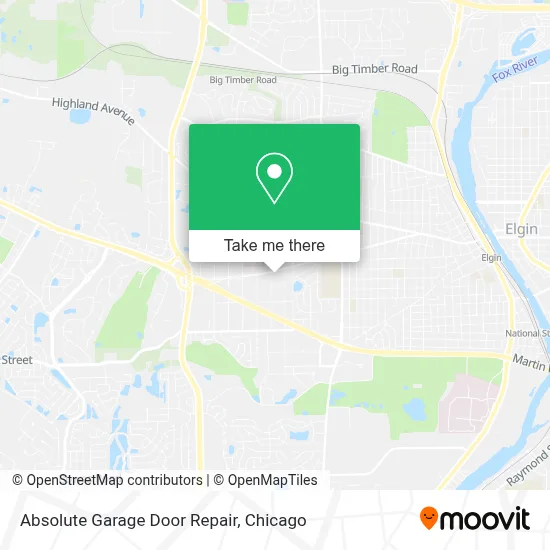 Absolute Garage Door Repair map