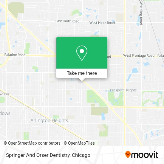 Springer And Orser Dentistry map