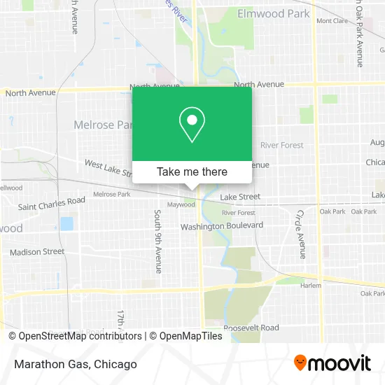Marathon Gas map