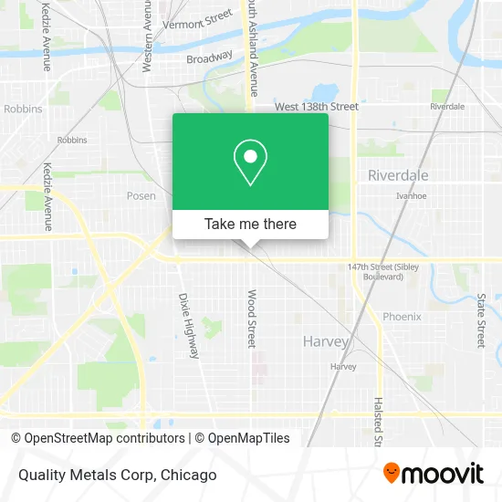 Quality Metals Corp map