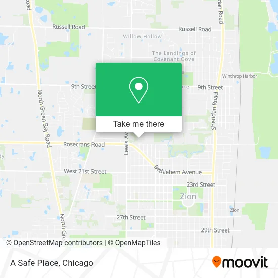 A Safe Place map