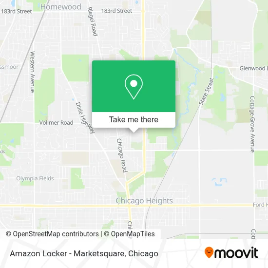 Amazon Locker - Marketsquare map