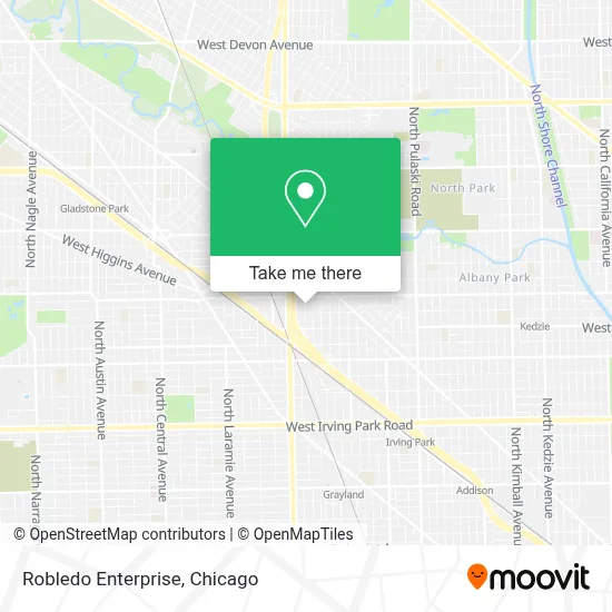 Robledo Enterprise map