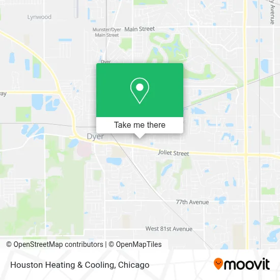 Houston Heating & Cooling map