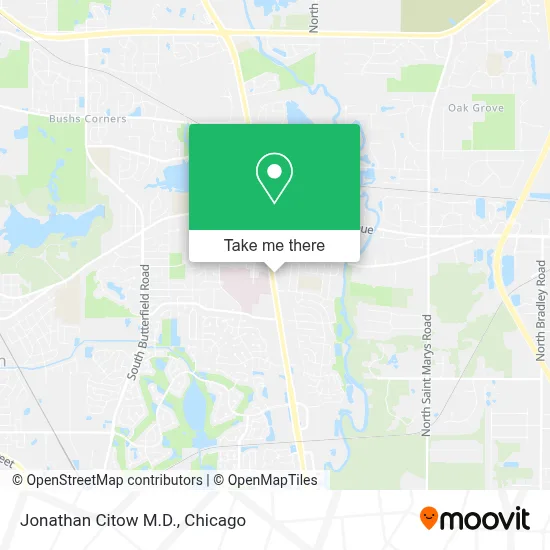 Jonathan Citow M.D. map