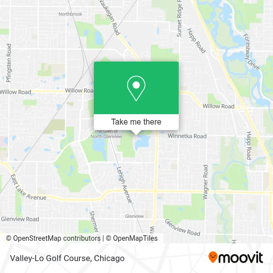 Valley-Lo Golf Course map