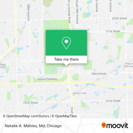 Natalie A. Mahieu, Md map