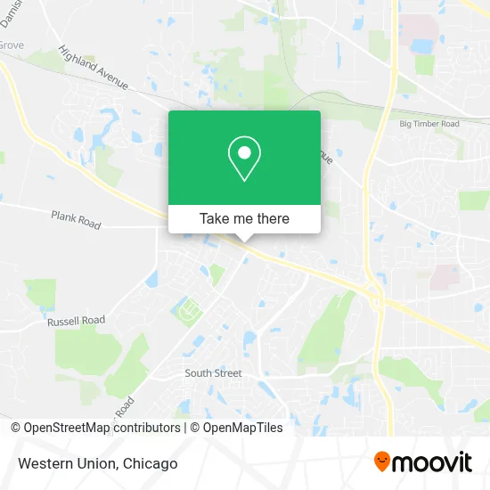 Western Union map