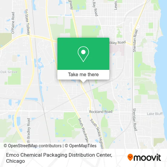 Emco Chemical Packaging Distribution Center map