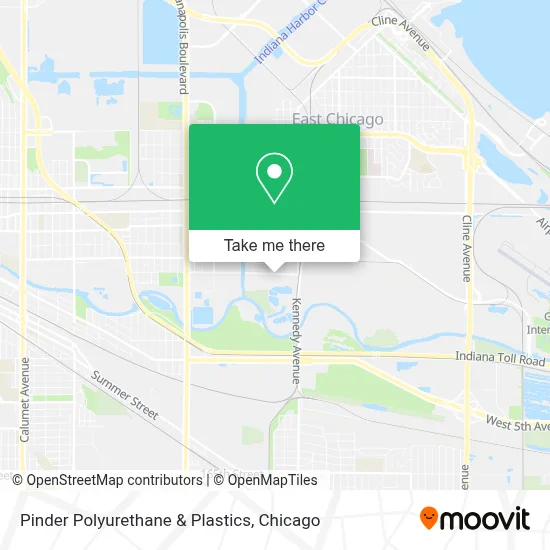 Pinder Polyurethane & Plastics map