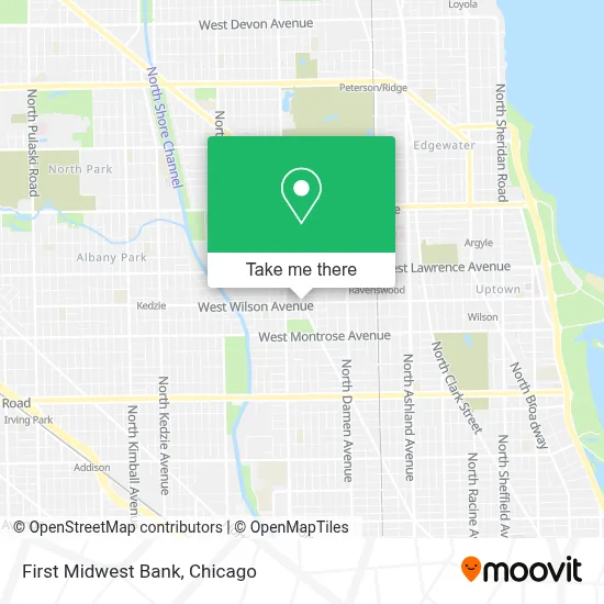 First Midwest Bank map