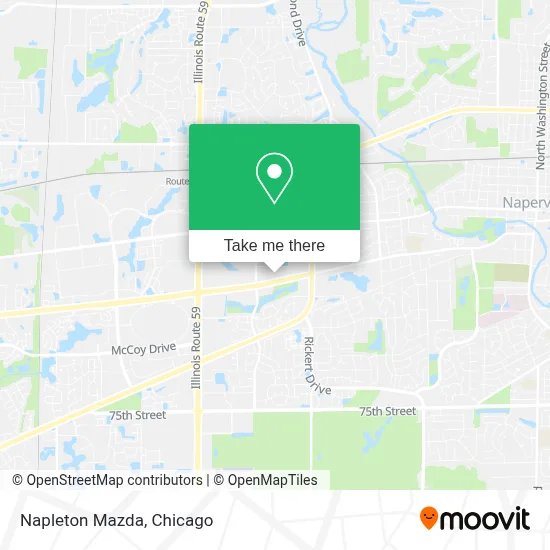 Napleton Mazda map