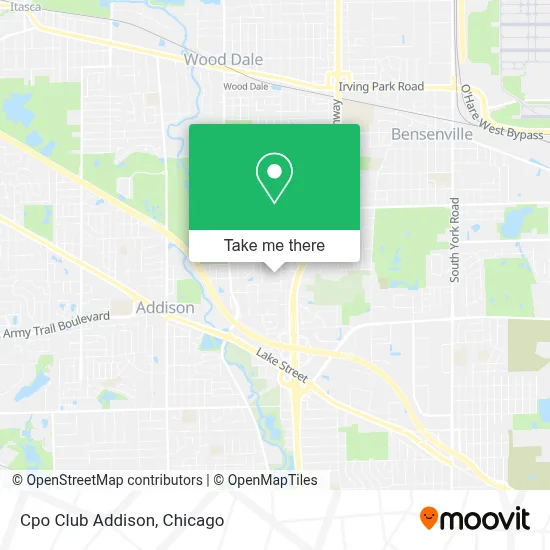 Cpo Club Addison map