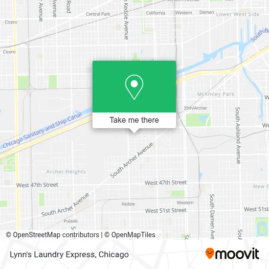 Lynn's Laundry Express map