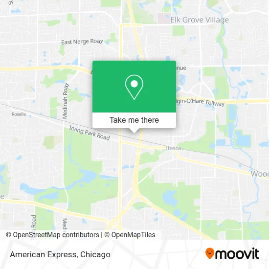 American Express map