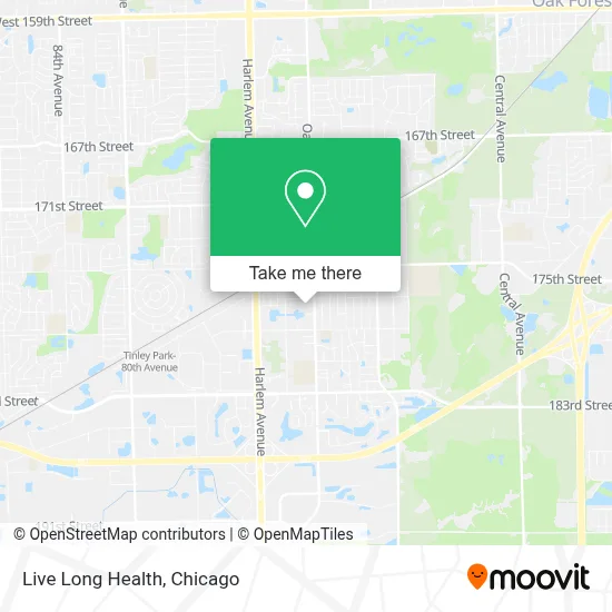 Live Long Health map