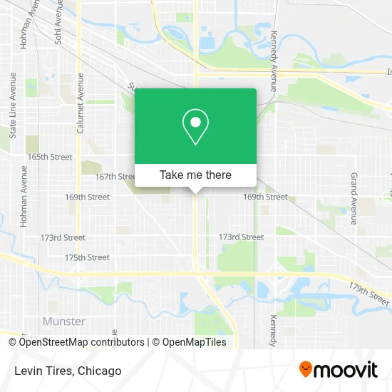 Levin Tires map