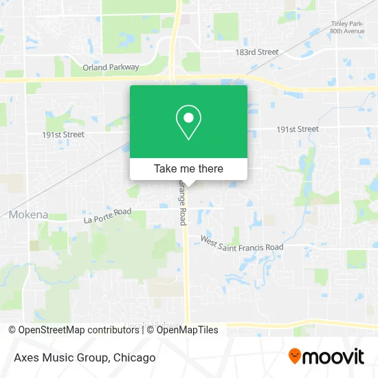 Axes Music Group map