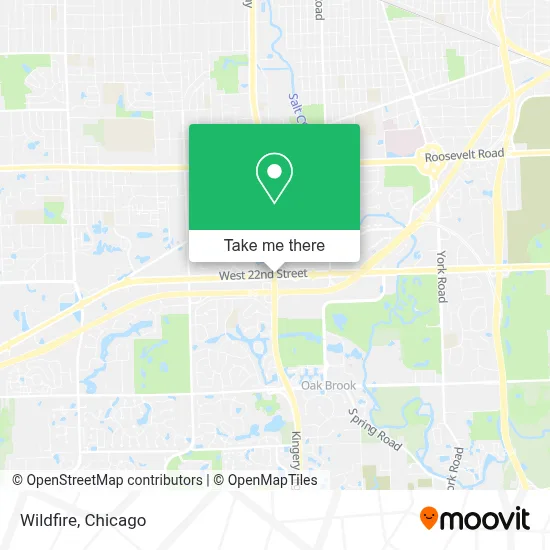 Wildfire map
