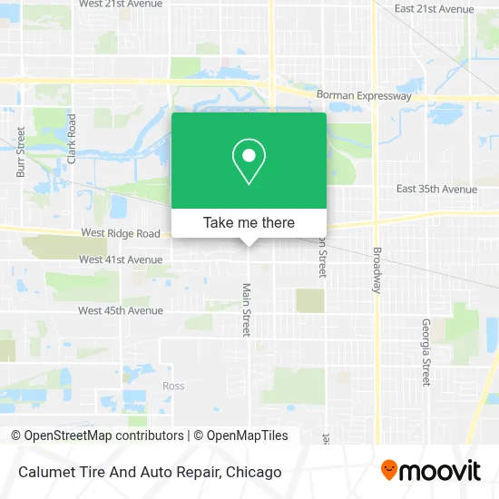 Calumet Tire And Auto Repair map