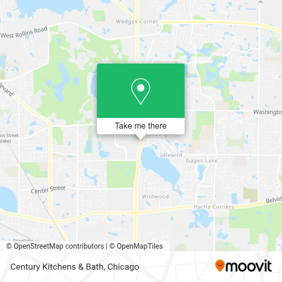 Century Kitchens & Bath map