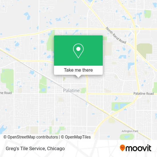 Greg's Tile Service map