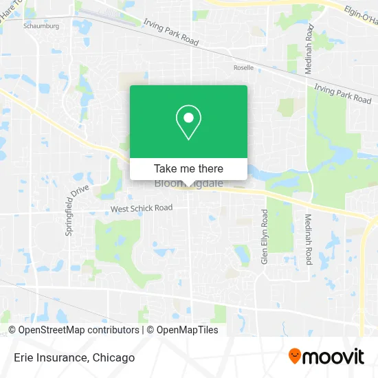 Erie Insurance map