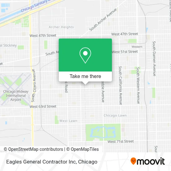 Eagles General Contractor Inc map